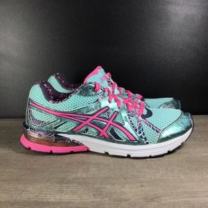 Asics Gel-Preleus Blue Pink Running Shoes T480N Women's SIze 8.5